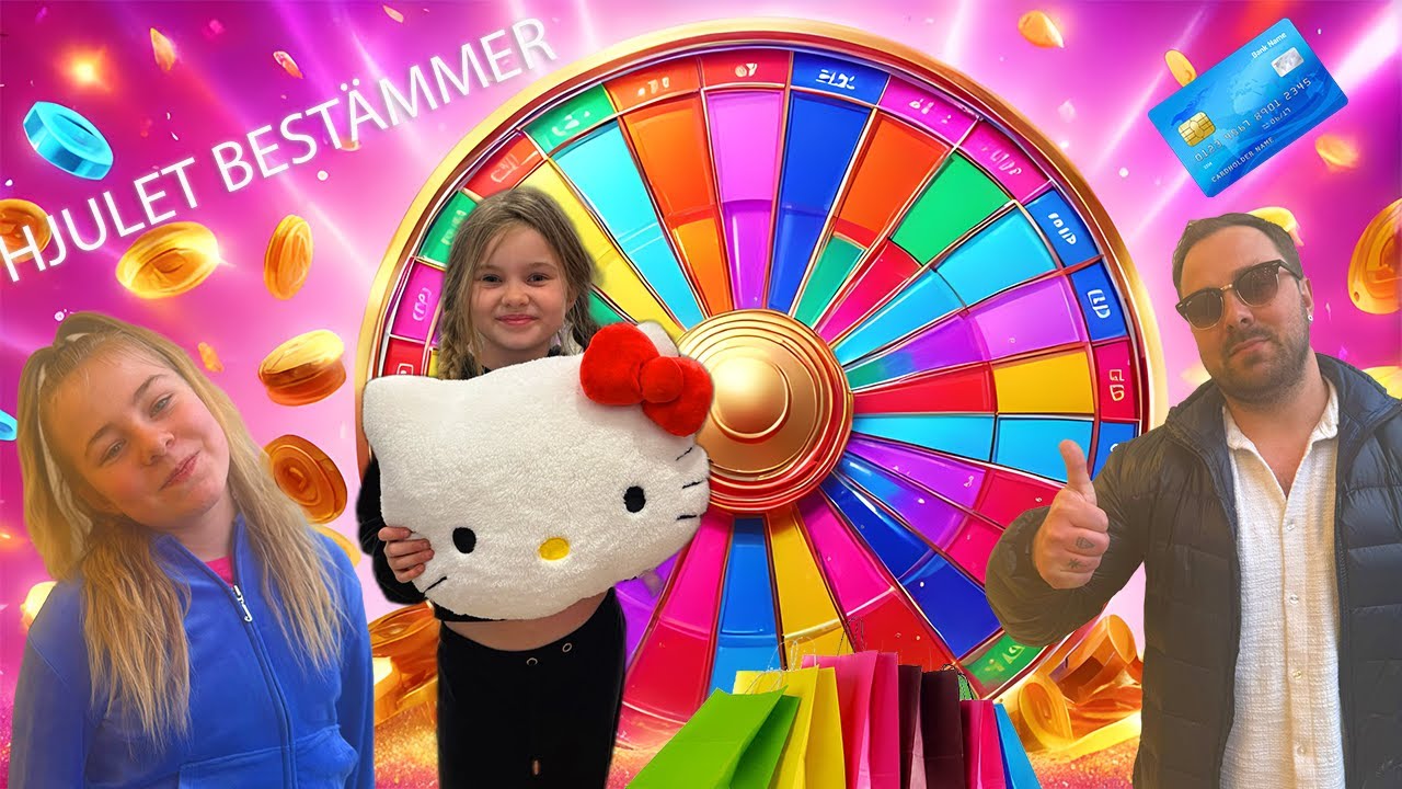SHOPPING CHALLENGE🛍️HJULET BESTÄMMER❤️