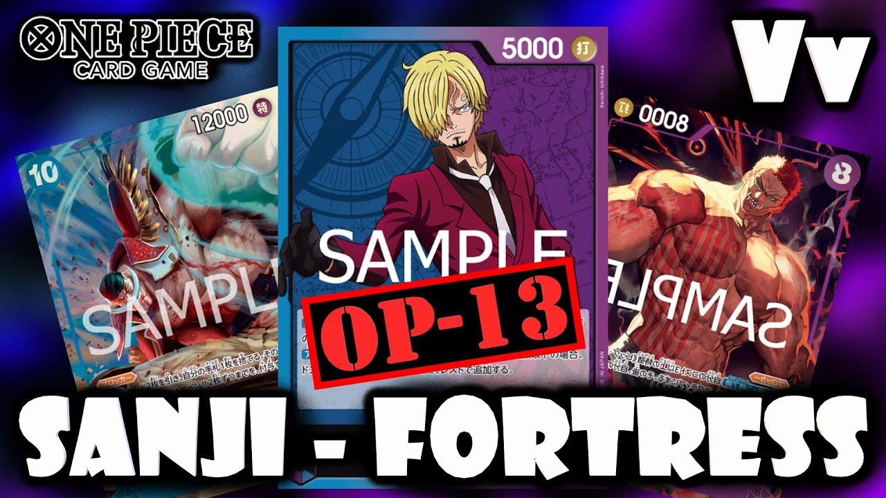 One Piece TCG: Пересмотр сборки «Сине-фиолетового Санджи» «Крепость» для OP-13. Большой потенциал.
