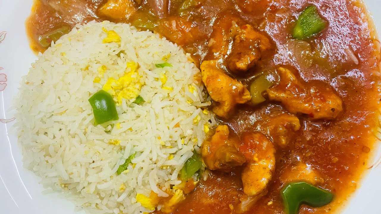 Chicken manchurian with fried rice recipe #howtomakemanchurian #easyrecipe #cookingvideo #ramadan 