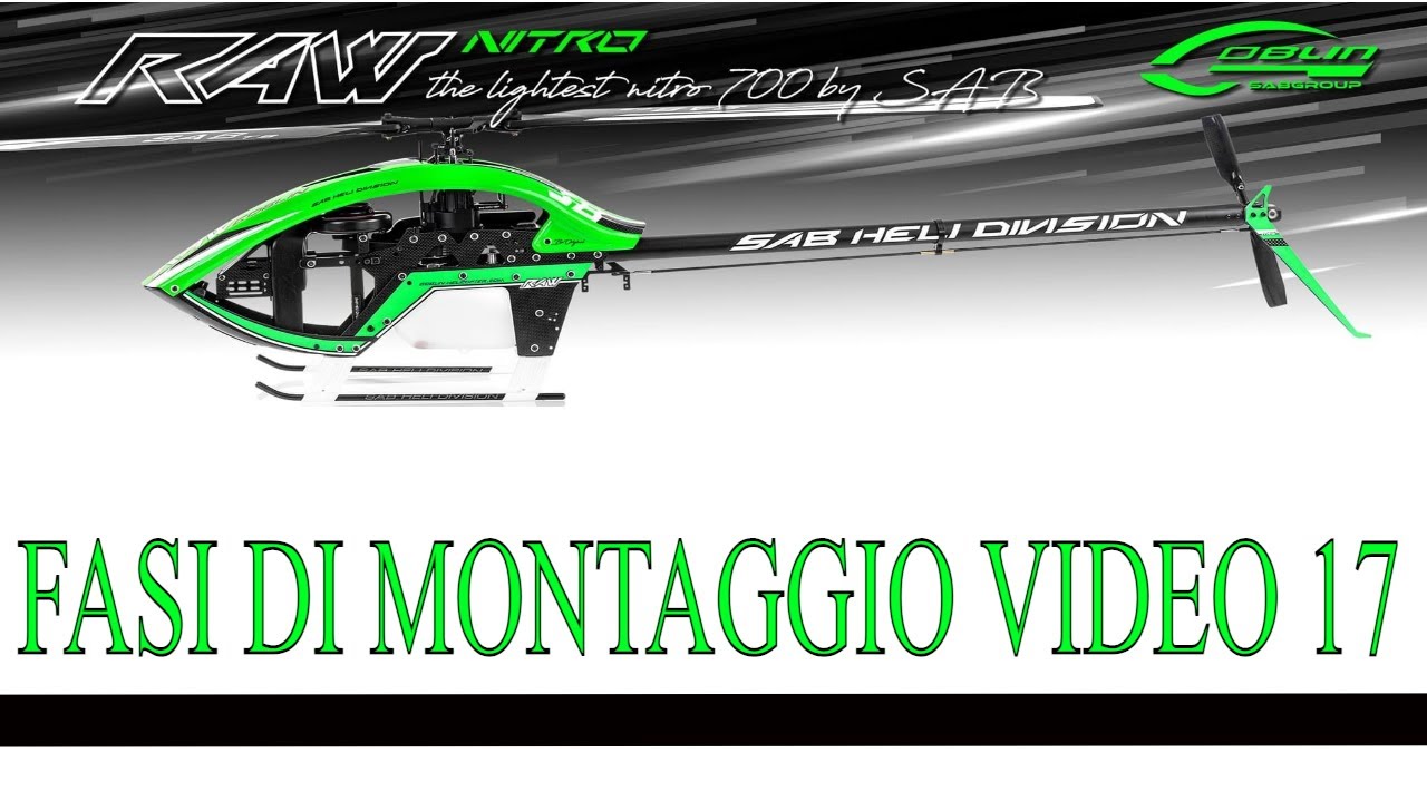 Video posizionamento servo del gas sul nostro elicottero a scoppio flybarless Goblin Raw 700 nitro