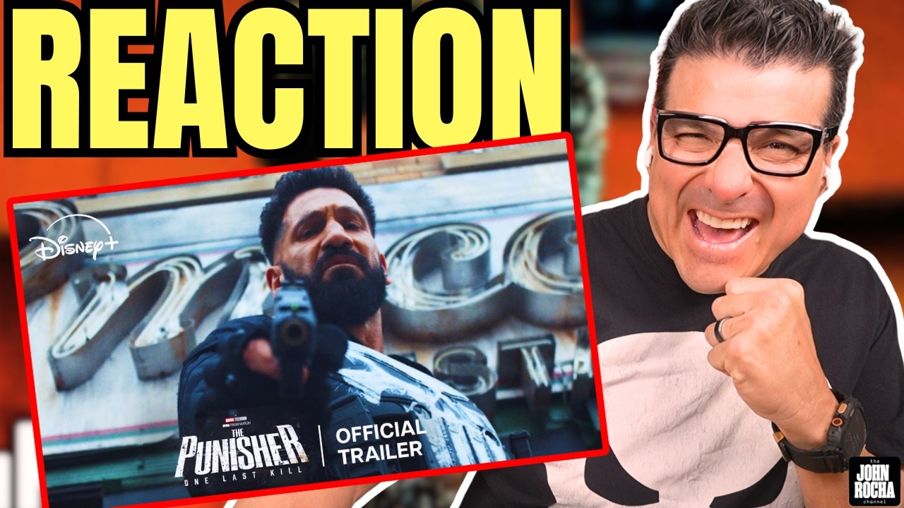 THE PUNISHER: ONE LAST KILL Official Trailer REACTION | Marvel | Disney Plus