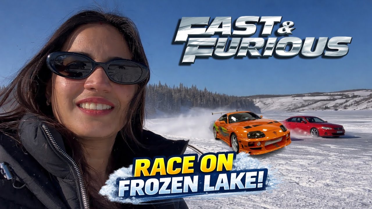 Fast & Furious on Frozen Ghost Lake Canada!? 😱 Dhamaal Road Trip 😂