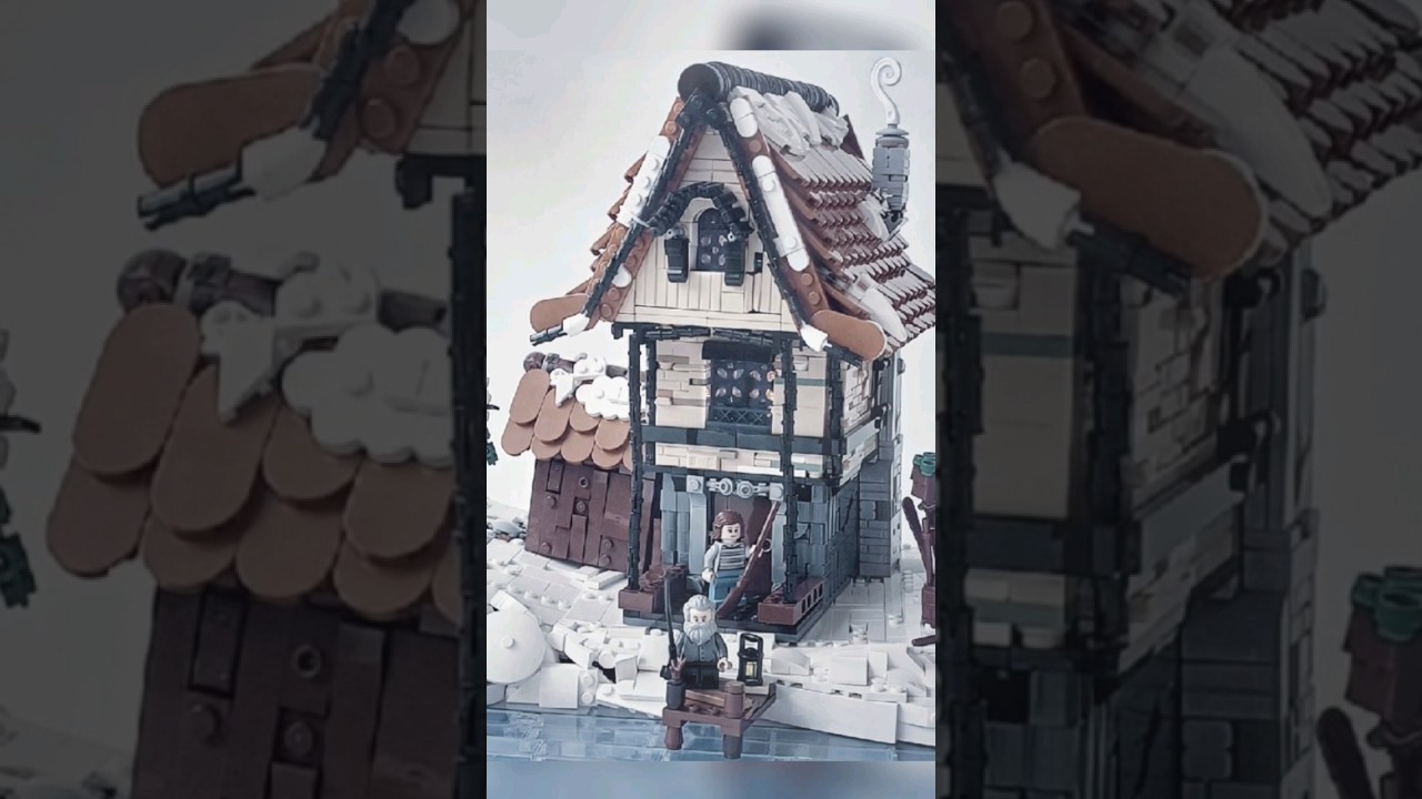 Winter Cabin - A Lego Moc