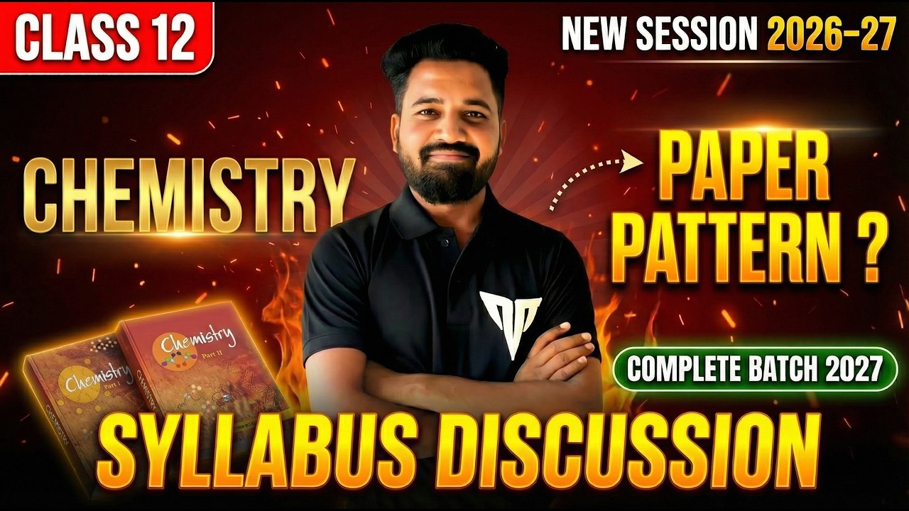 Class 12 Chemistry Blueprint 2026-27 🔥 MP Board | New Syllabus + Paper Pattern + Full Strategy