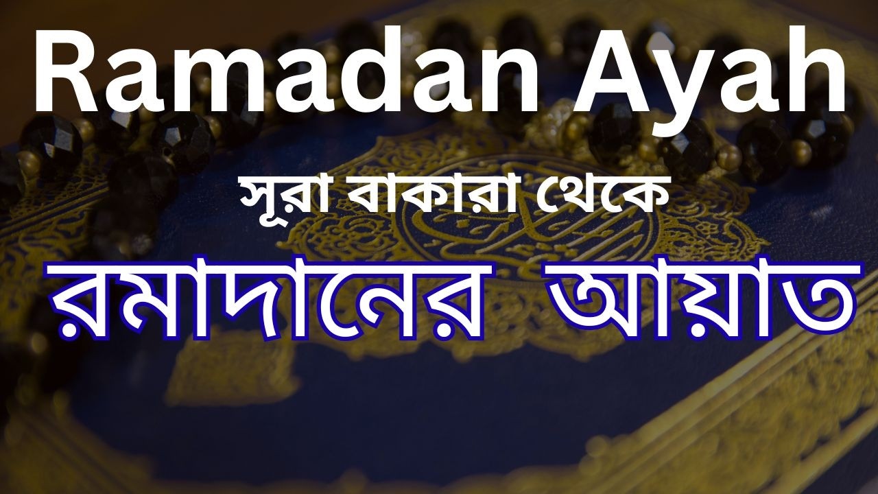 Beautiful Quran Tilawat Surah Baqarah 183 187। সূরা আল বাকারা। Ayah Of Ramadan