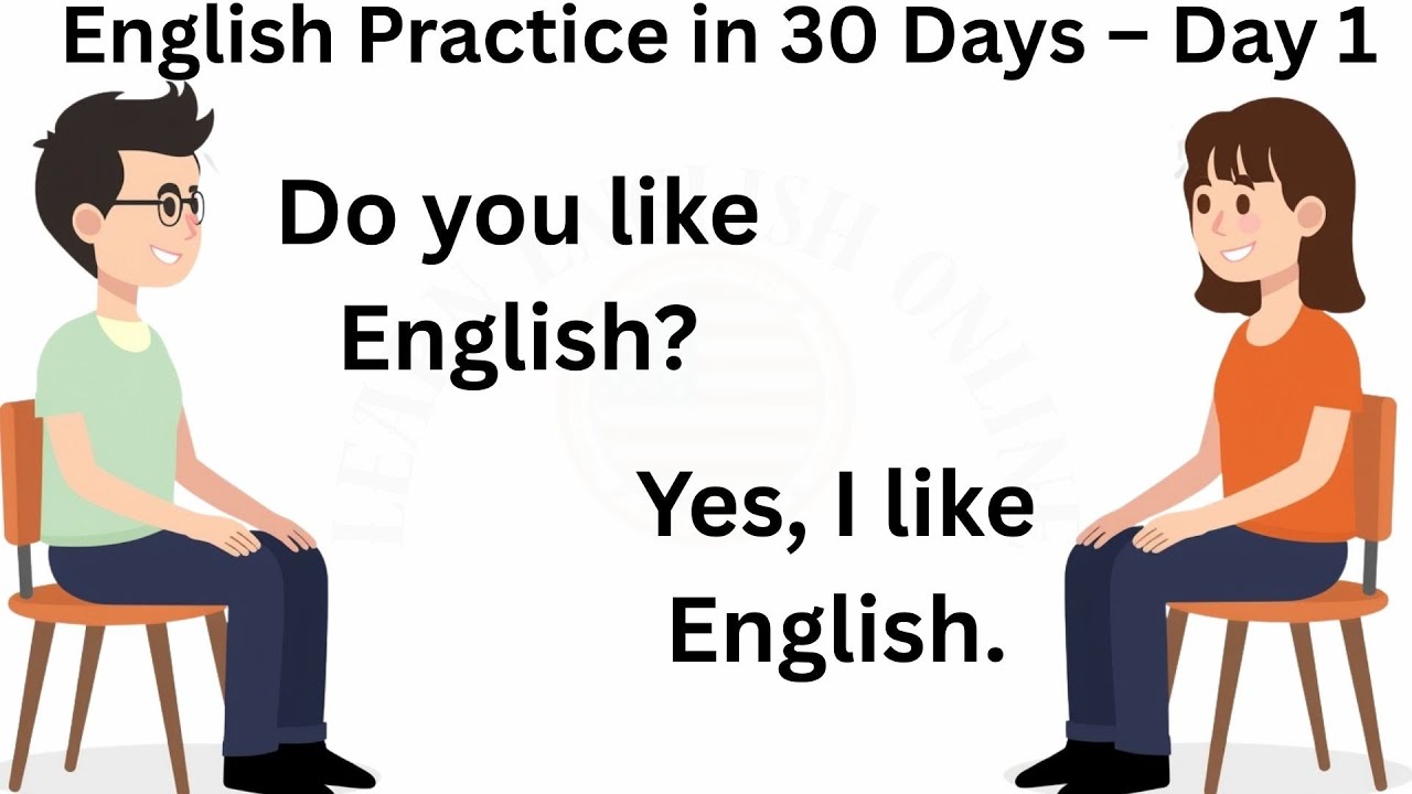 English Practice in 30 Days &ndash; Day 1 | Daily English Speaking & Listening for Beginners