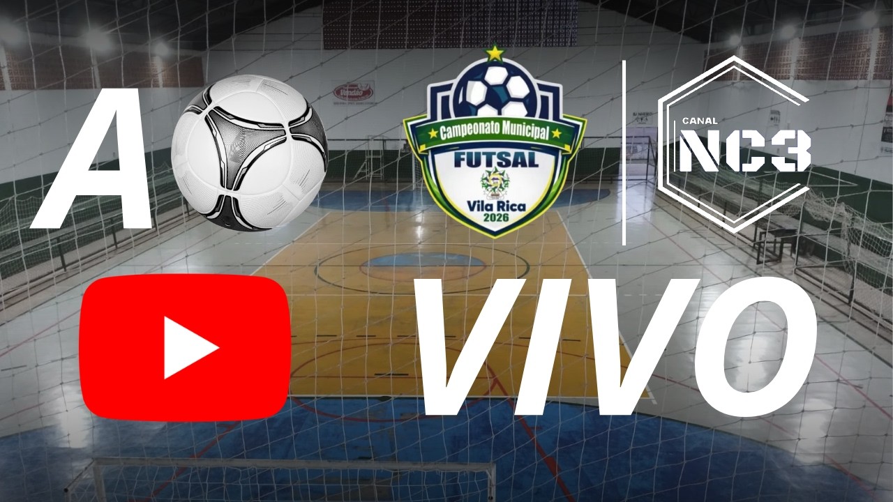 ABERTURA COM JOGOS 1ª COPA MUNICIPAL DE FUTSAL DE VILA RICA-MT