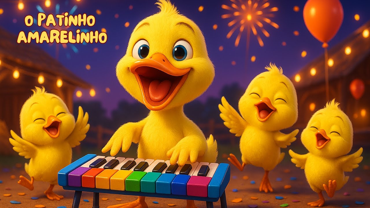 O Patinho Amarelinho | Pintinho  | M&uacute;sicas Infantis | Compila&ccedil;&atilde;o | Turma da Gabi