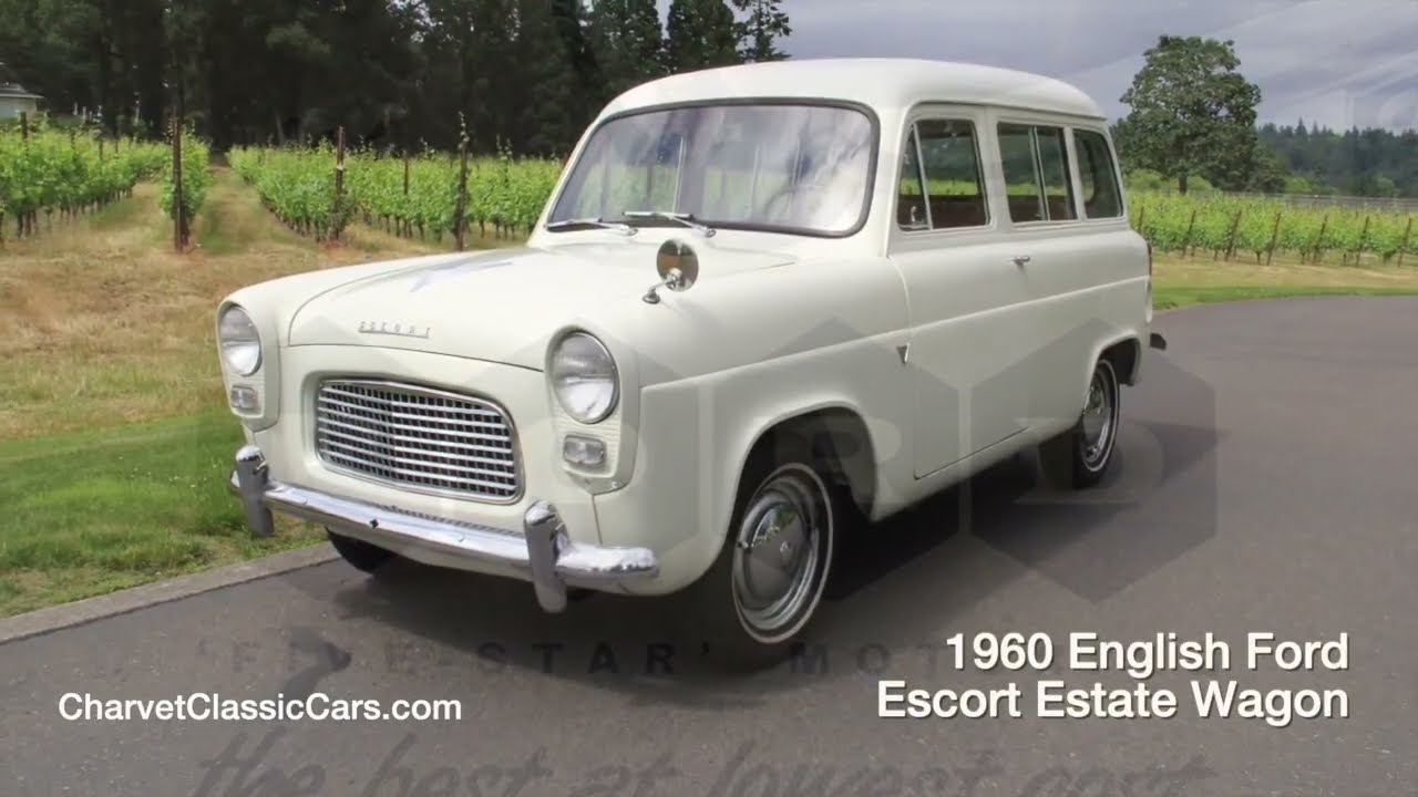 1960 Ford Anglia Escort Estate Wagon. 20,000 mile Original! Charvet Classic Cars