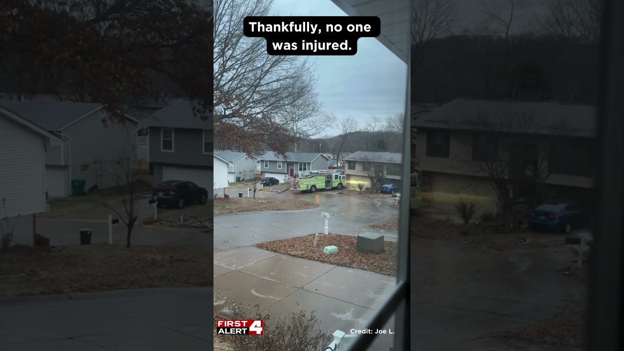 WATCH: Firetruck crashes on icy road