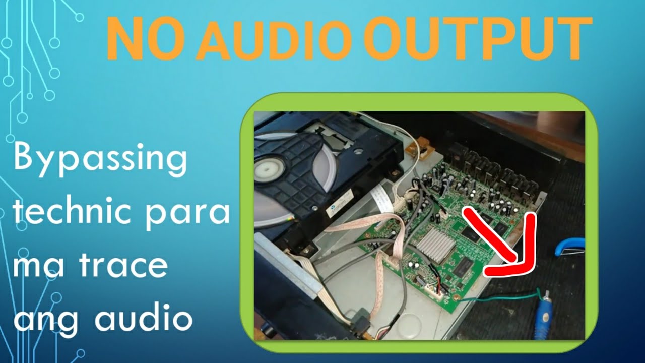 Videoke player no output sound pano ayusin | trace natin using bypassing technic