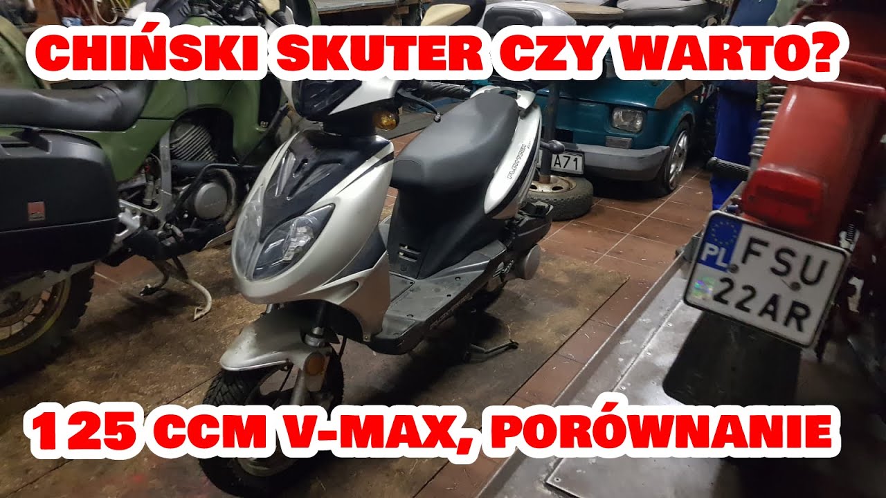 Китайский скутер стоит ли он того, V-max, китайский 125 против yamaha majesty 125. Моё мнение.