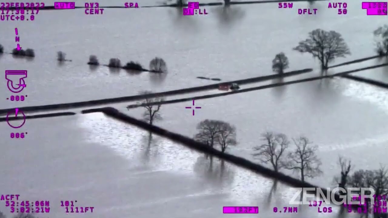 Man Saved After Spending 10 Hours Trapped In Tractor During Flood In Wales