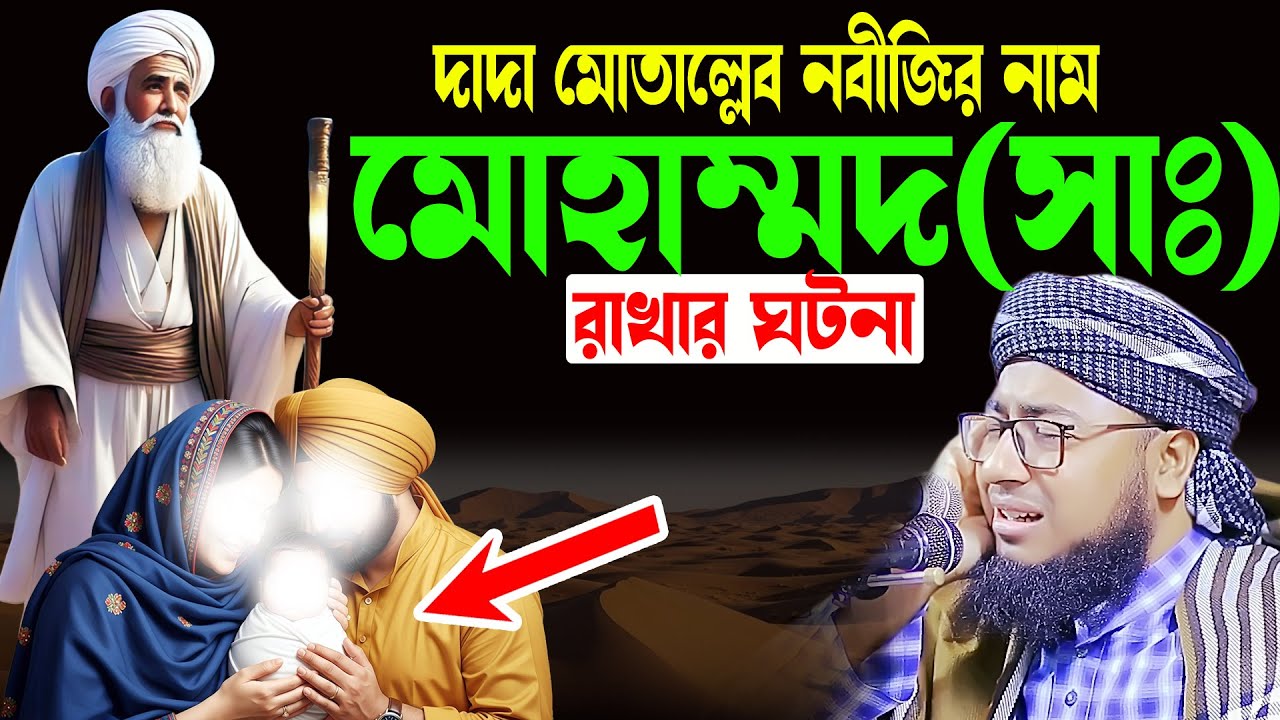 নবীজির নাম মোহাম্মদ রাখার ঘটনা। মুফতি জহিরুল ইসলাম ফরিদীMufti Jahirul islam foridi waj । bangla was