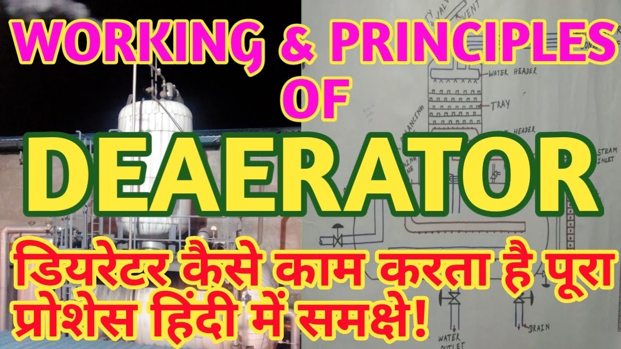 DEAERATOR || WORKING & PRINCIPLES OF DEAERATOR || In Hindi