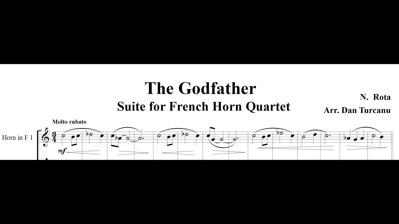 The Godfather   Suite for French Horn Quartet