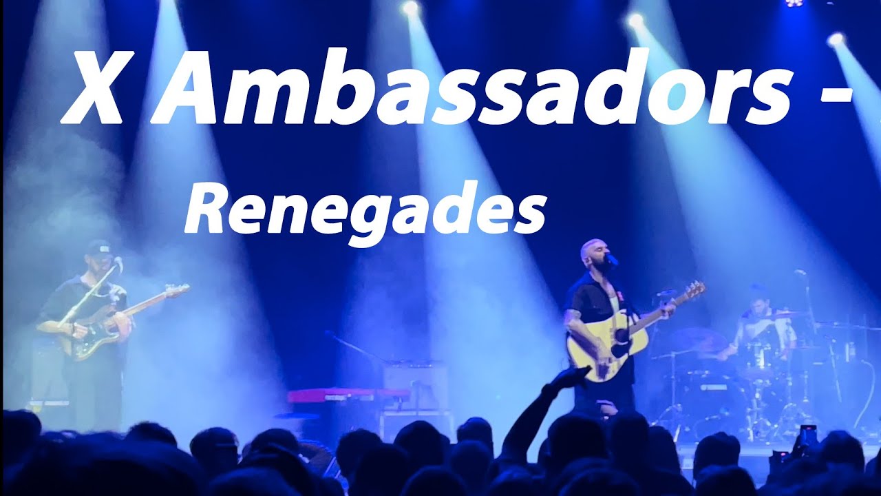 X Ambassadors - Renegades, Live video in Riga 17.02.2024.