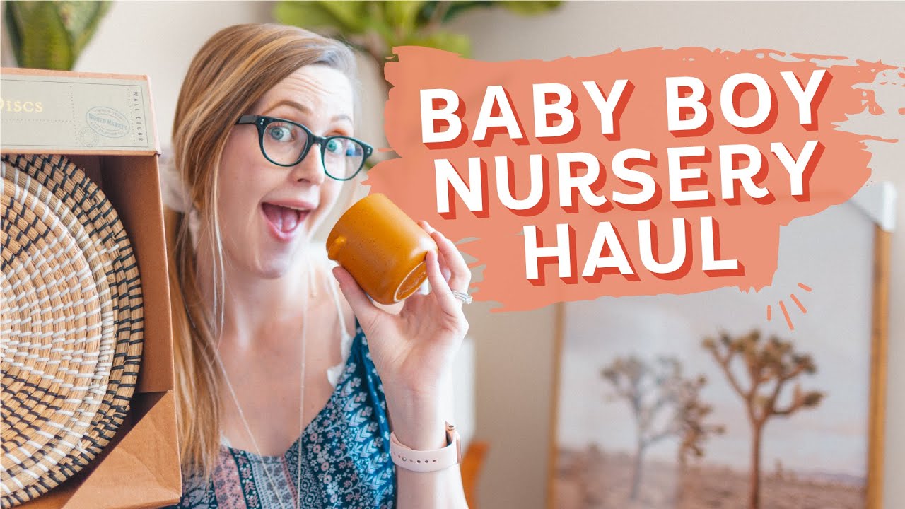 BABY BOY NURSERY HAUL | Gender Neutral Nursery Decor from IKEA, World Market and Target