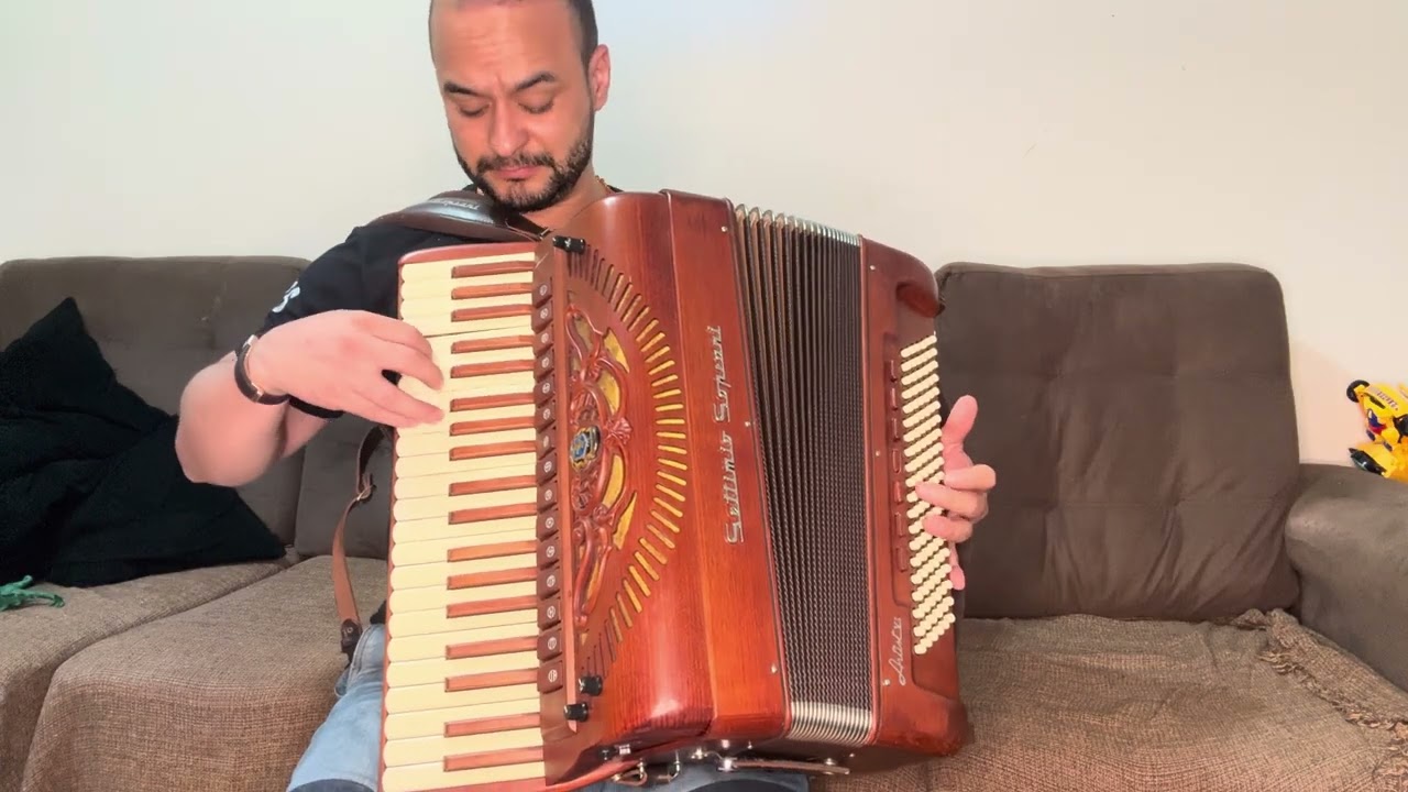 (52900) Acordeon Settimio Soprani 4/5 Duplo Cassoto / Azs 109 Power 