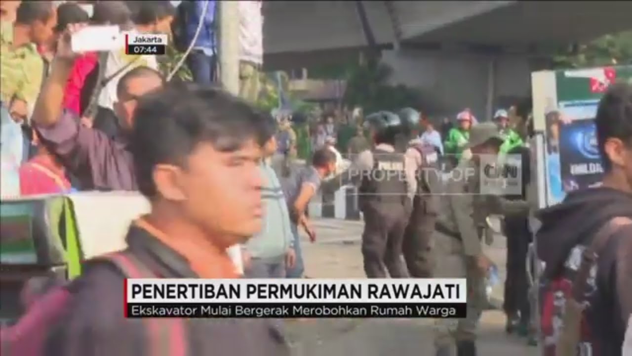 Breaking News: Penggusuran Rawajati, Petugas Gabungan Amankan Sejumlah Oknum