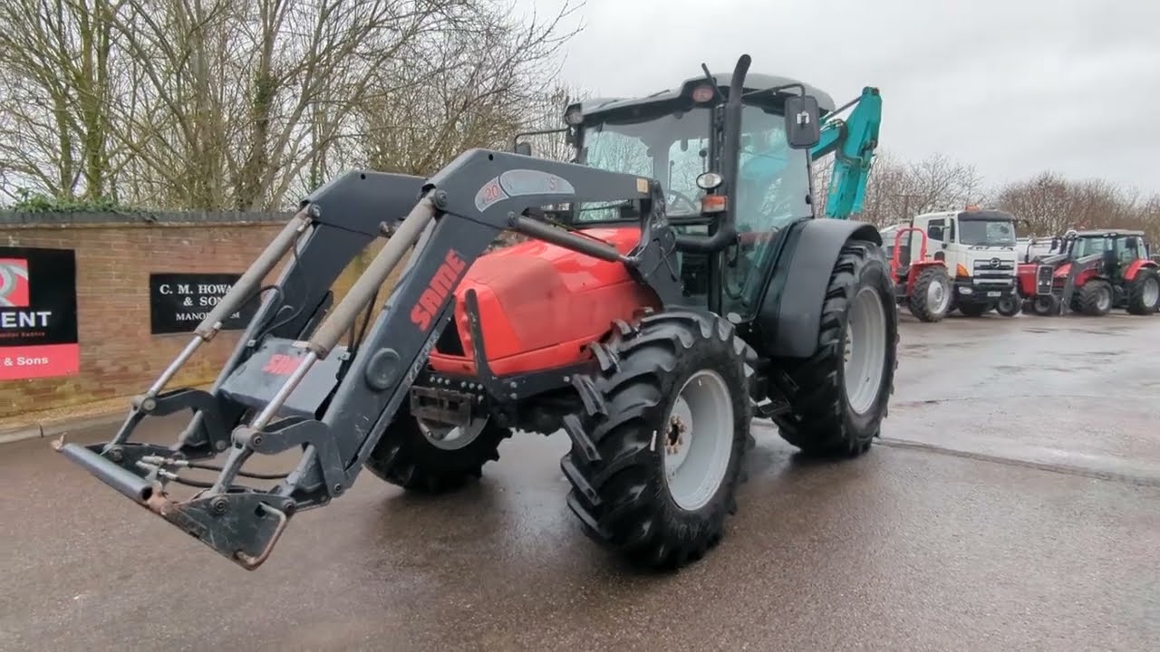 SAME EXPLORER 3-100 TRACTOR WALKAROUND VIDEO