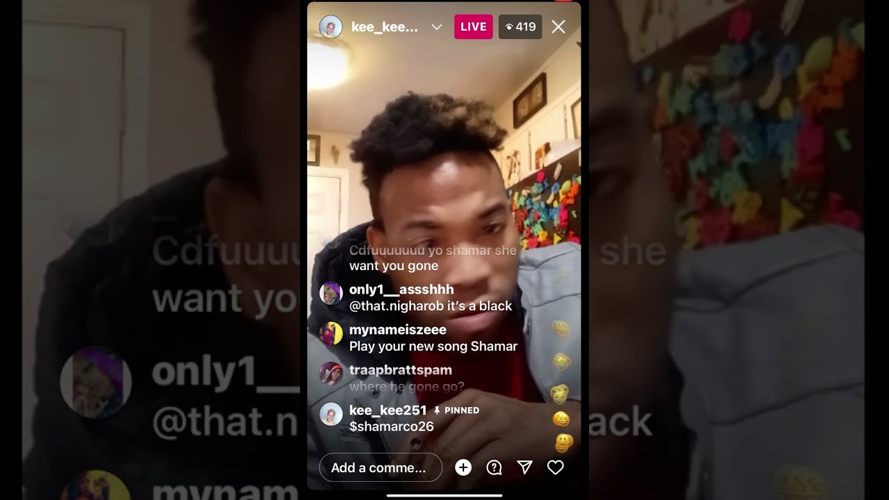 SHAMAR DONE LOCKED GUTTA OUT & STAYED THE NIGHT @ HIS AUNT HOUSE 😩