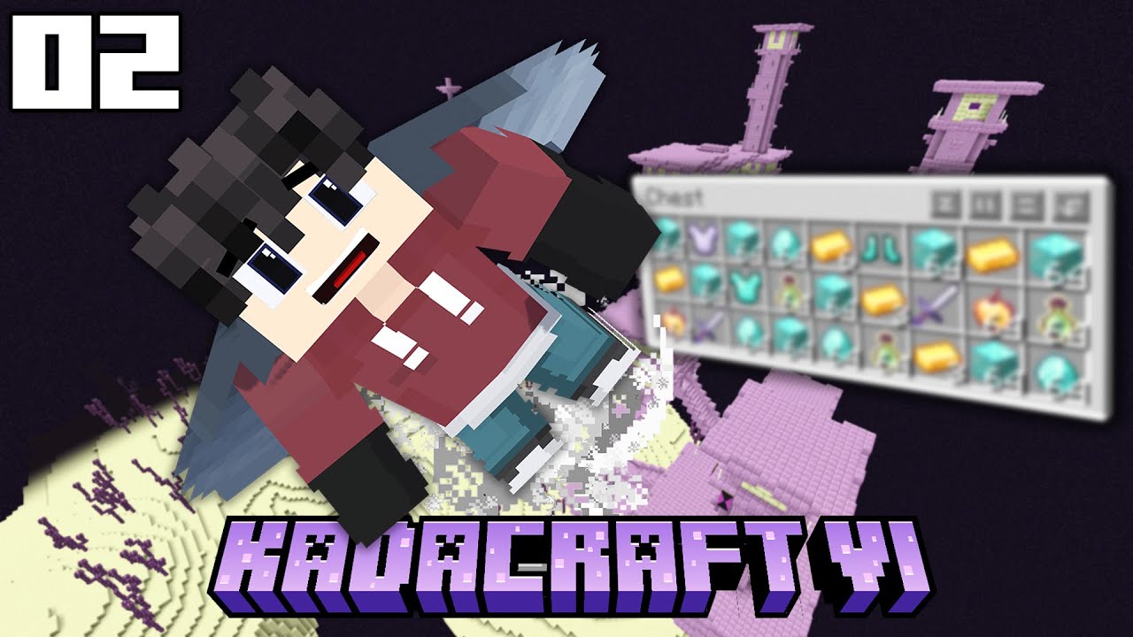 LUCKIEST End City Loot in Minecraft | Kadacraft S6EP2