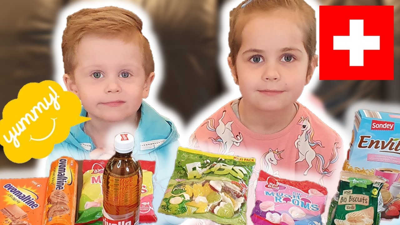 🍫🍪TESTUJEMY SŁODYCZE ZE SZWAJCARII Szwajcarskie słodycze. Jak smakują? Czy są dobre? 🍭🍪