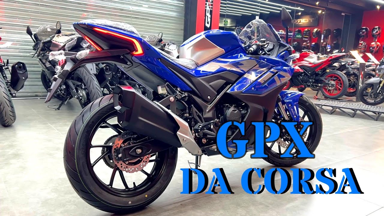 This New Blue Gpx Da Corsa -  Fastest Sports Bike on the Road