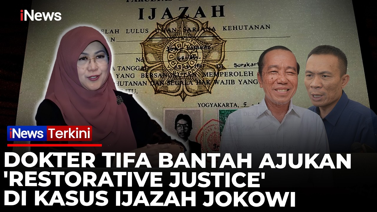[FULL] Dokter Tifa Ngaku Dirayu Termul untuk Ajukan 'Restorative Justice' di Kasus Ijazah Jokowi