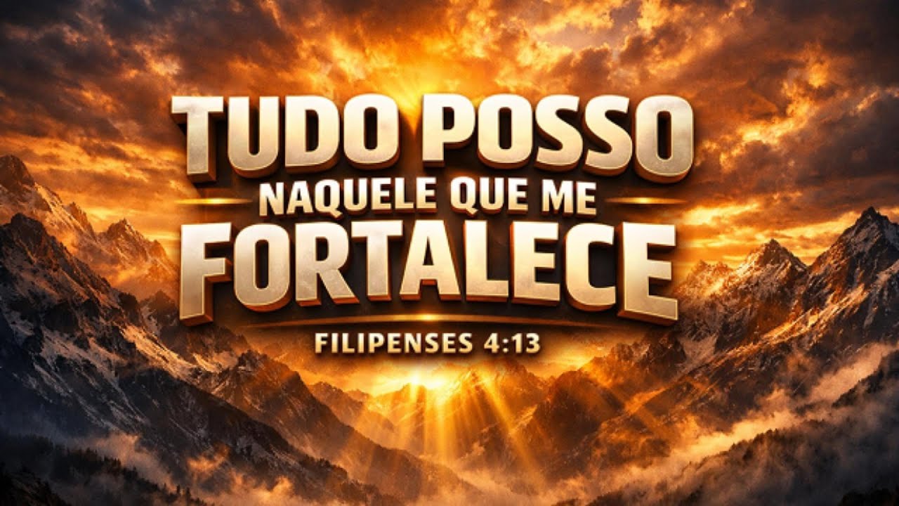 Tudo Posso Naquele Que Me Fortalece | Louvores de Versículo Poderoso: Filipenses 4:13