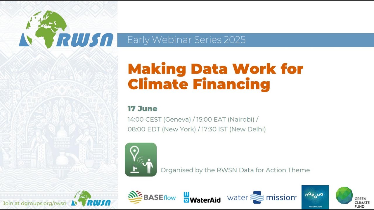 Making Data Work for Climate Financing - 17 June 2025