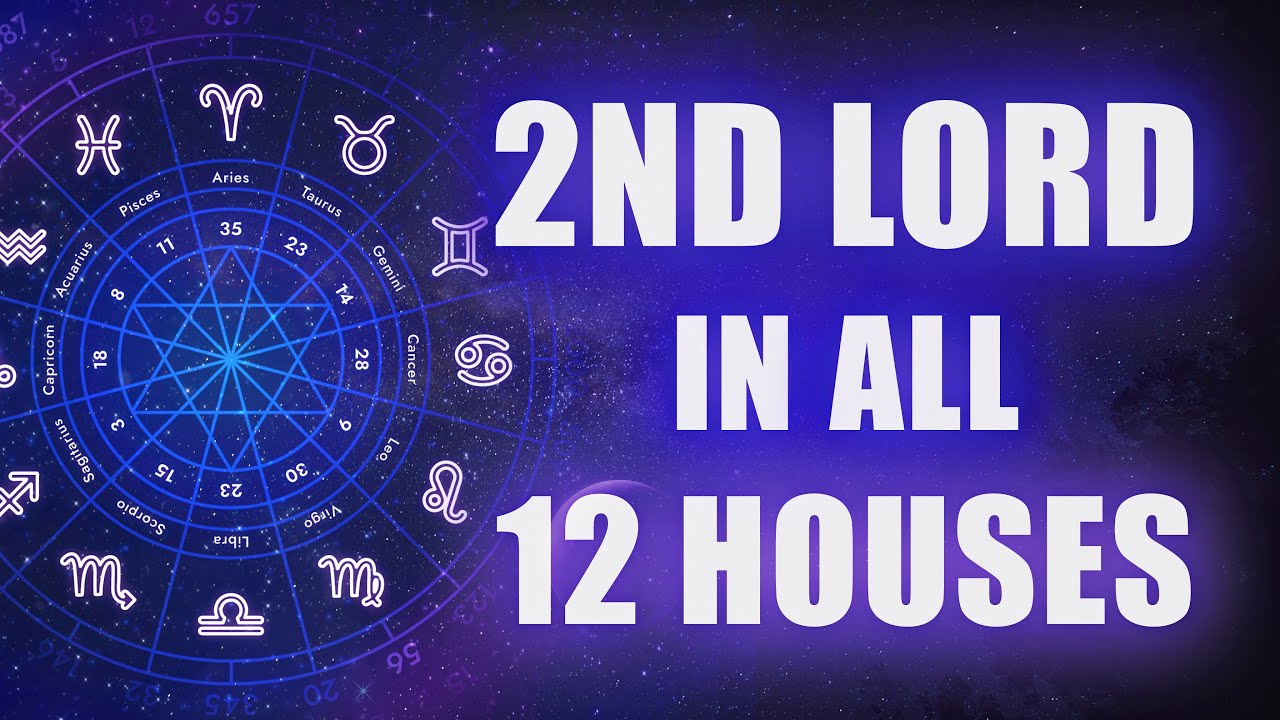 Earning capacity 💰 2nd lord in all 12 Houses // Rahu & Ketu // Faimly Marriage & Money Remedies //