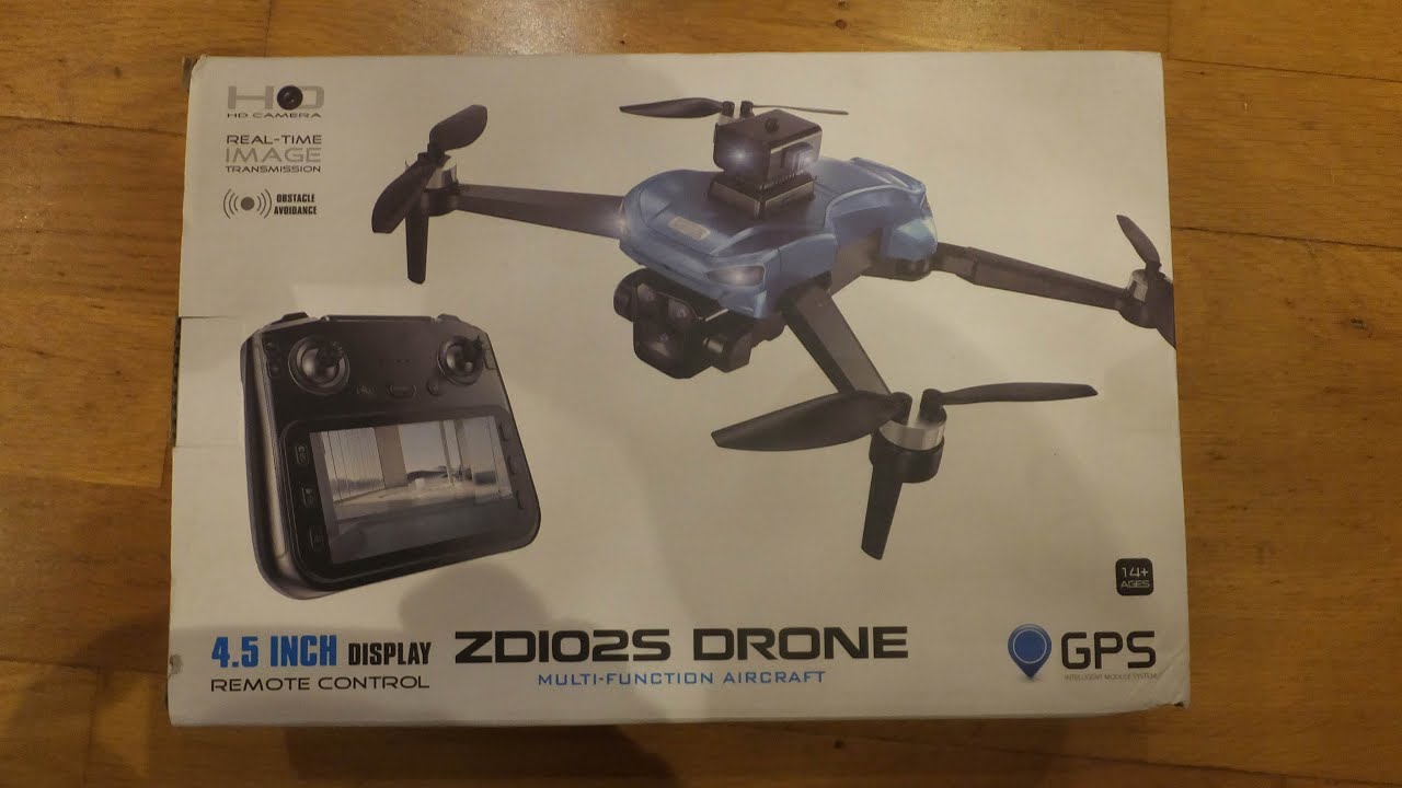 ZD102S GPS 5G Wifi FPV Quadcopter with Onboard DVR Flight Review