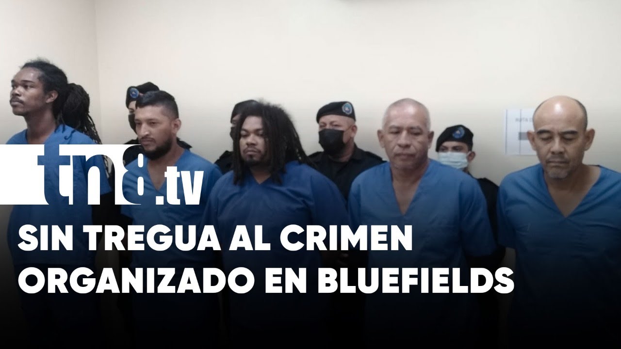 5 sujetos tras las rejas por tráfico internacional y crimen organizado en Bluefields - Nicaragua