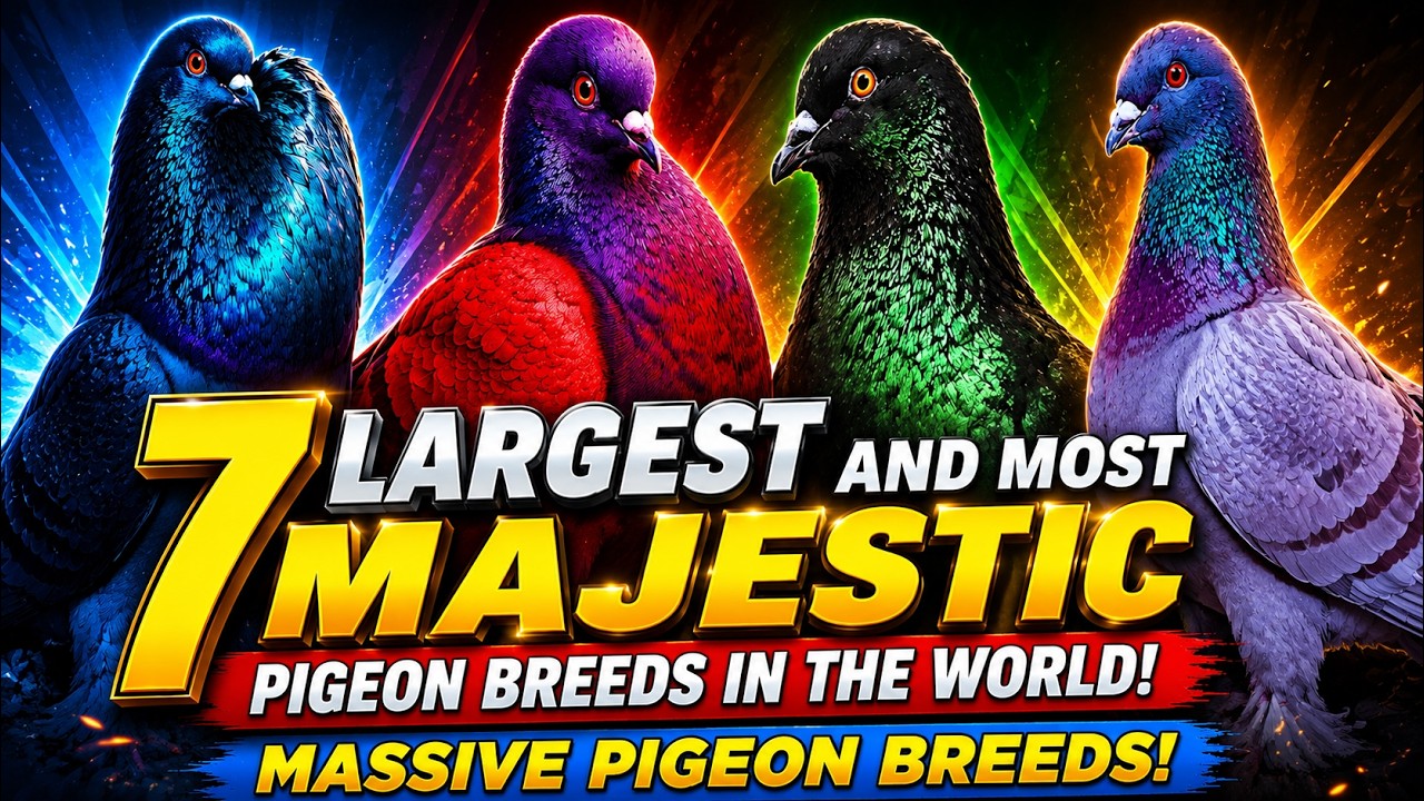 The 7 Largest and Most Majestic Pigeon Breeds in the World! Massive Pigeon Breeds!