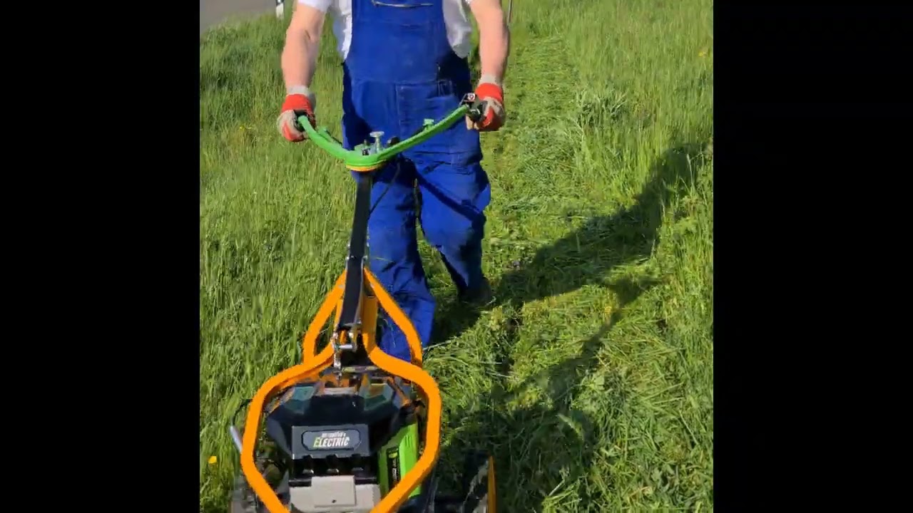 AS Motor Hochgrasmäher AS 62 eAllmäher erstes mal mähen
