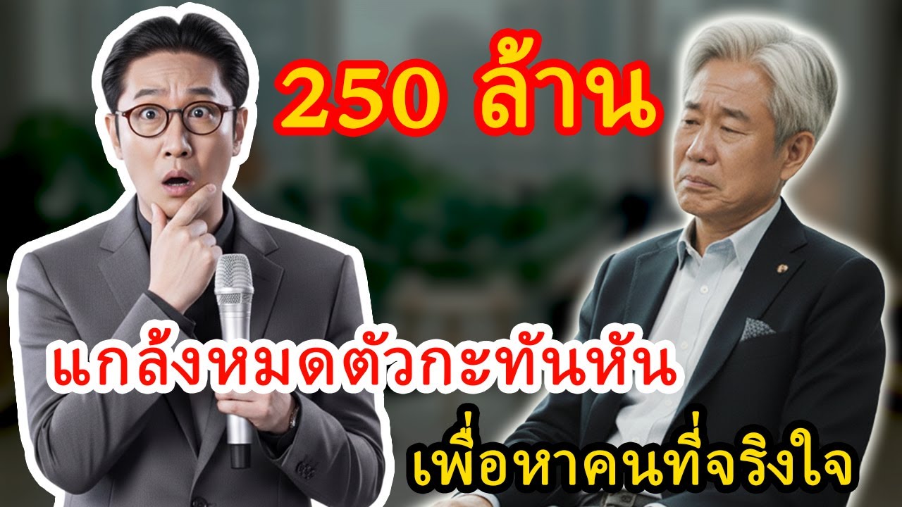 เรื่องชีวิตและครอบครัว กับ ตา: แกล้งล้มละลาย 250 ล้านบาท ทดสอบใจลูก กับความจริงอันขมขื่น