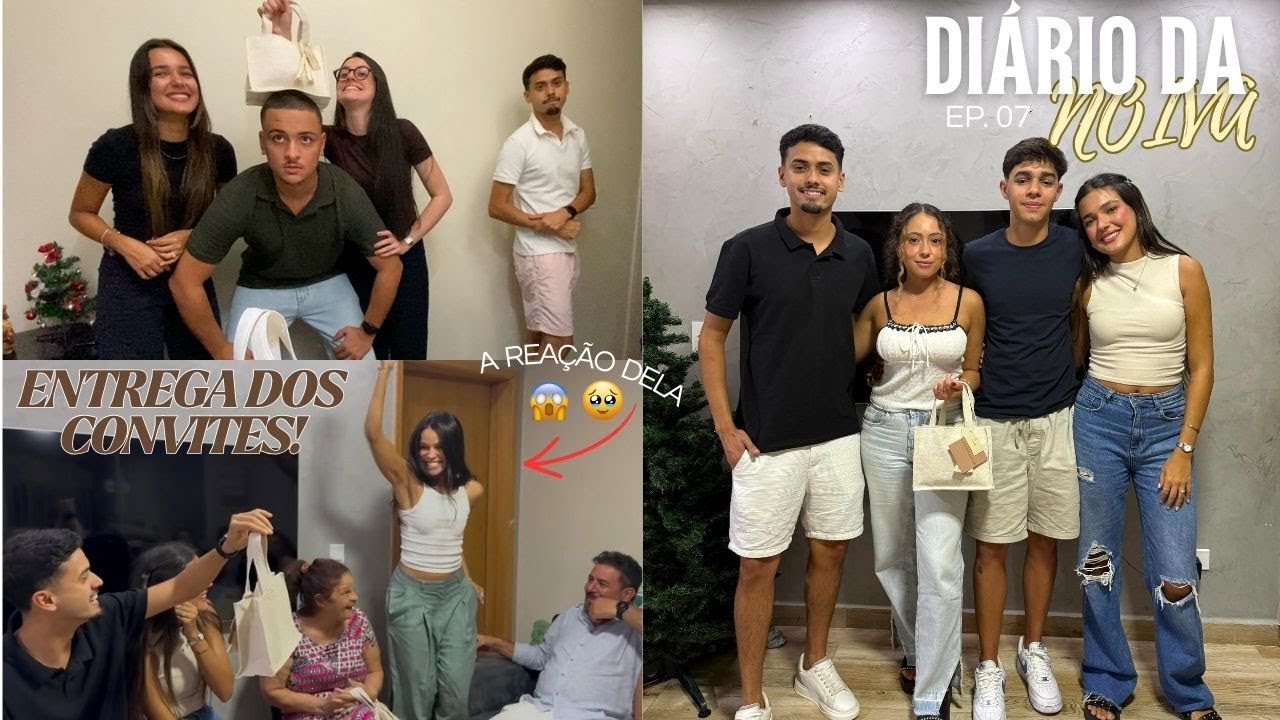 ENTREGANDO NOSSOS CONVITES DE CASAMENTO (reação deles) 😍 | EP. 07 Diário da Noiva💍