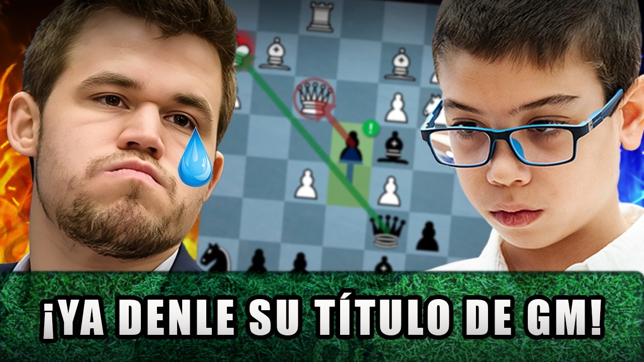 ¡¡SOLO UNO ATACÓ!! FAUSTINO APRIETA A MAGNUS CARLSEN HASTA EL COLAPSO | Oro vs Carlsen