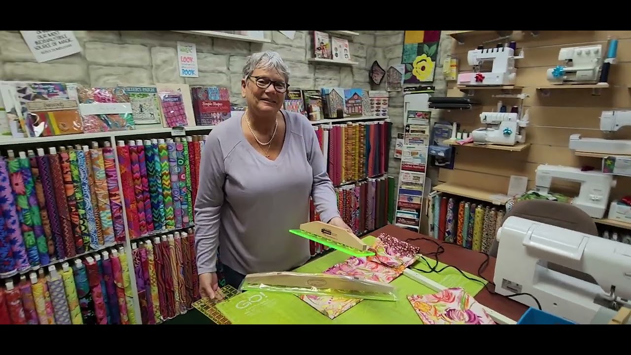 Using and Demonstrating the Quilter's Slidelock Cutting Tool