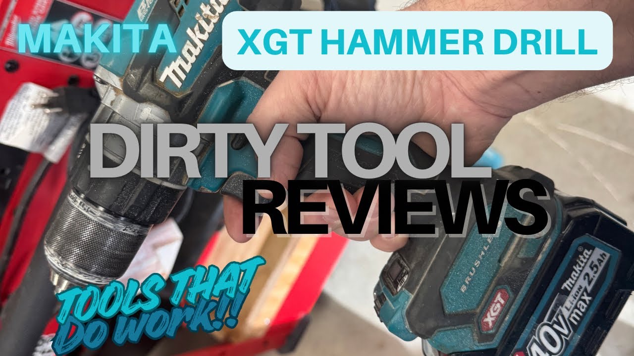 Обзоры грязных инструментов! Ударная дрель Makita XGT. 