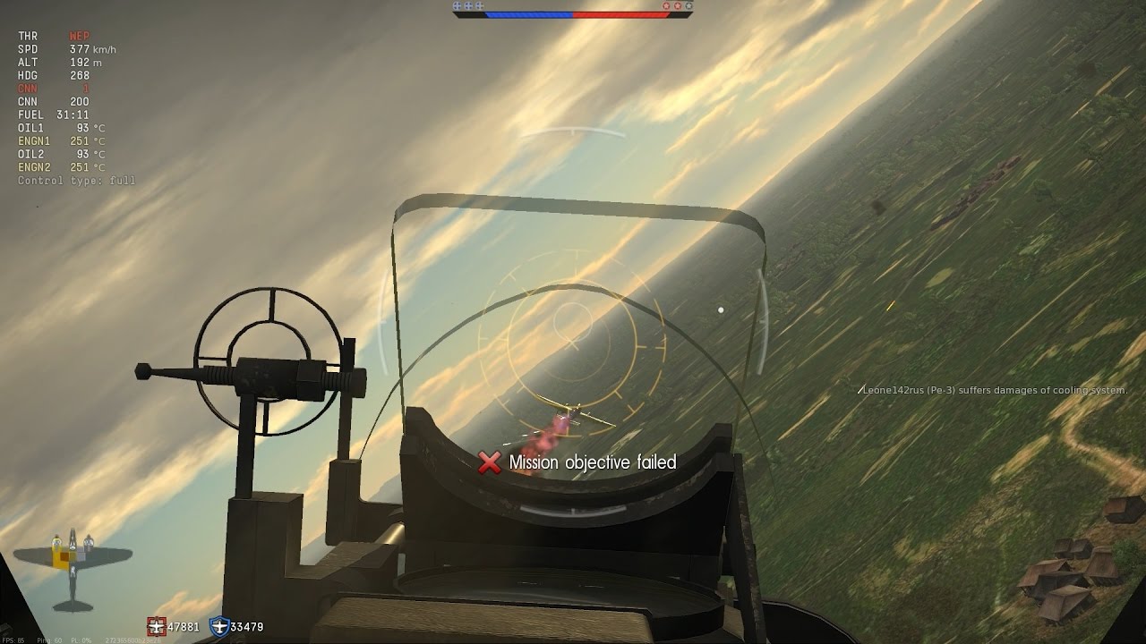 War Thunder -- Ki-45 tei vs Pe-3 in Sim mode