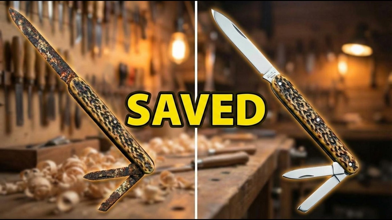 Can This Neglected Knife Be Saved? Complete Restoration