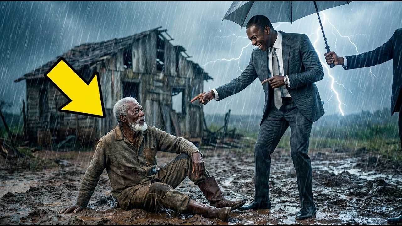 O pai foi deixado sozinho na chuva, mas o que ele encontrou no fundo do quintal mudou tudo