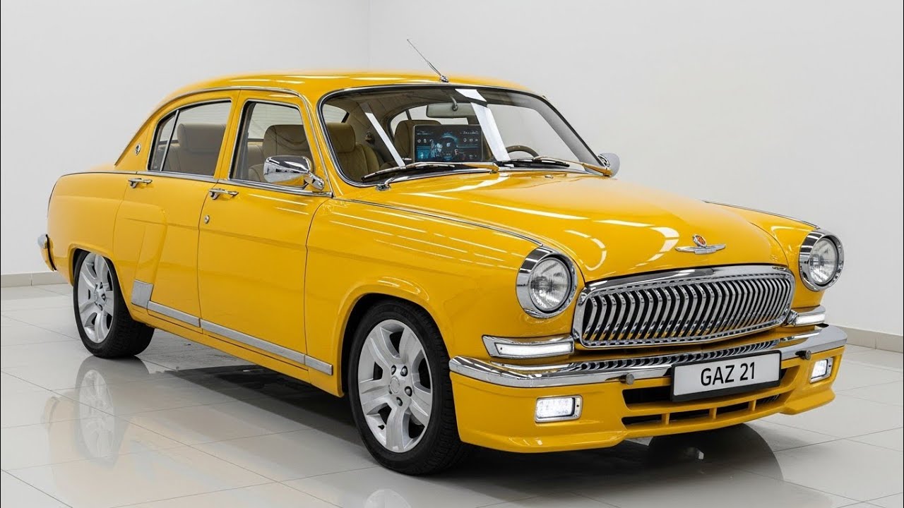 🚗 Новый GAZ 21 2026 &mdash; Возрождение Легендарной &laquo;Волги&raquo;! Роскошный Дизайн и Мощь Будущего!