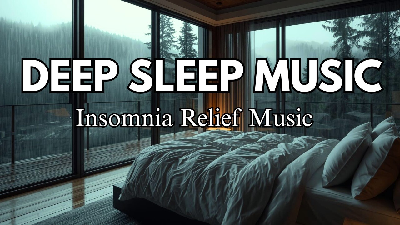 Relaxing Meditation Sleep Music with Piano and Rain Sounds