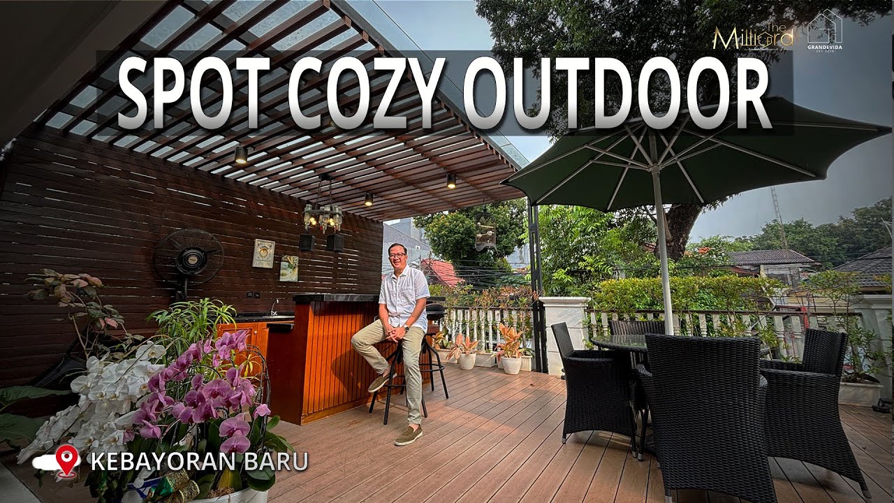 RUMAH  CANTIK SIAP HUNI, PUNYA SPOT NONGKRONG OUTDOOR YANG COZY | tour 181
