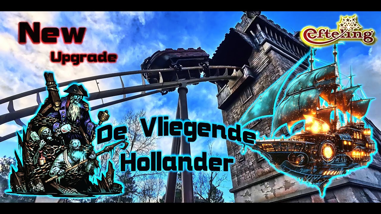 Neue Scene De Vliegende Hollander Efteling 2025 Onride (POV)