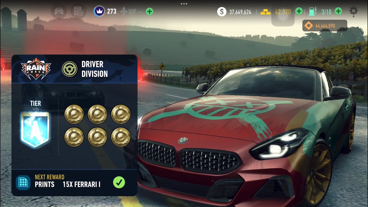PR717 BMW Z4 M40I | driver | UGR - rain check | NFSNL | Tier A to S